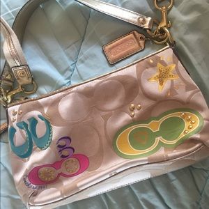 Beautiful Multicolor coach handbag